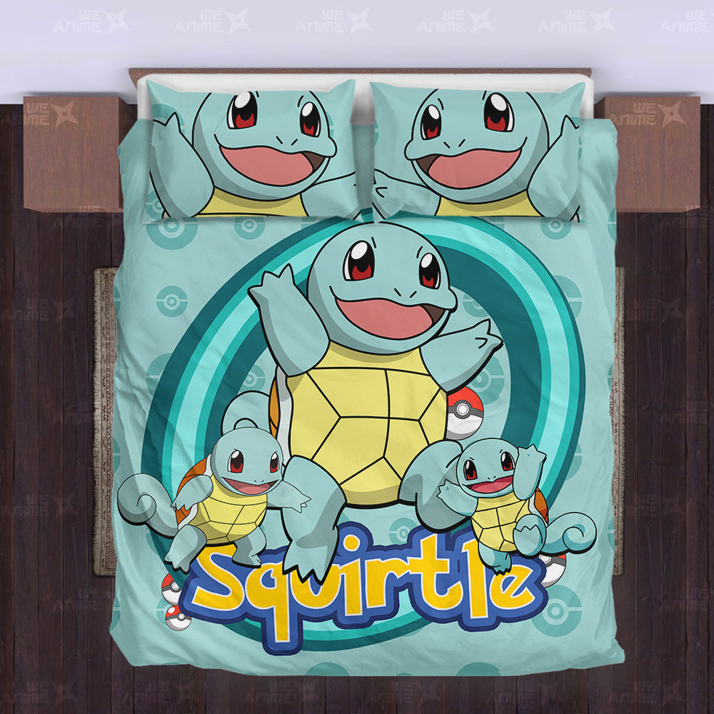 Squirtle Bedding Set Custom