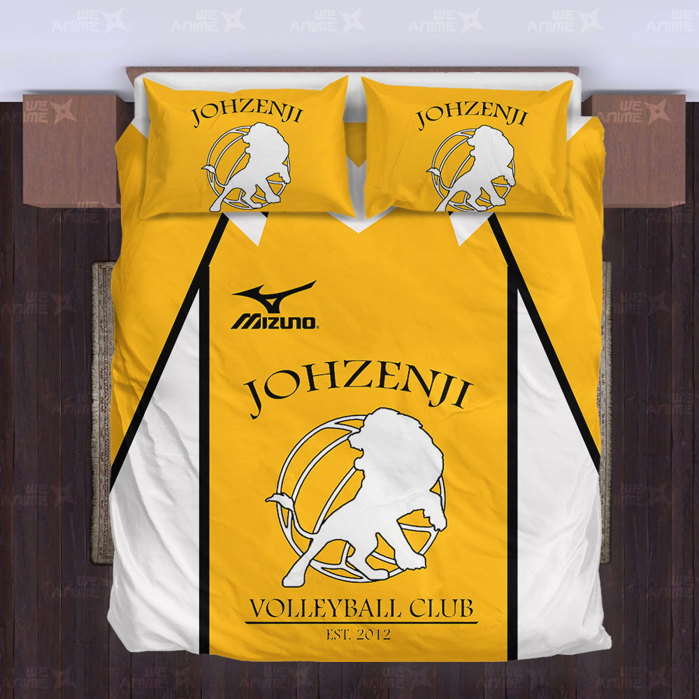 Haikyuu Anime Johzenji Bedding Set Custom