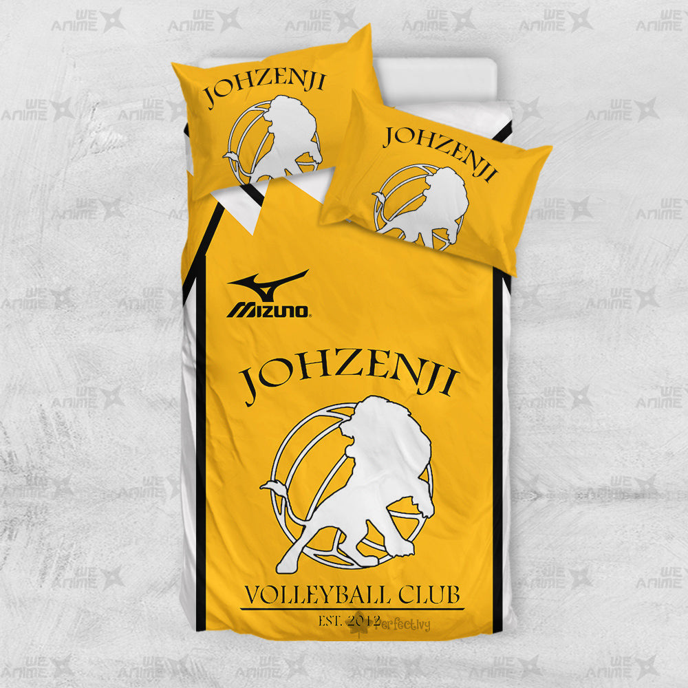 Haikyuu Anime Johzenji Bedding Set Custom