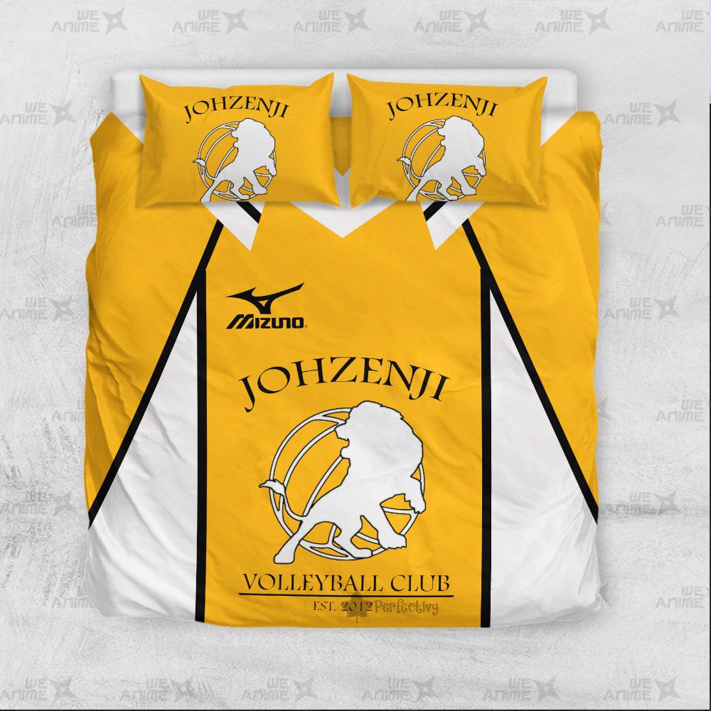 Haikyuu Anime Johzenji Bedding Set Custom