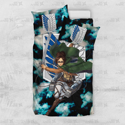 Hange Zoe Bedding Set Custom Attack On Titan