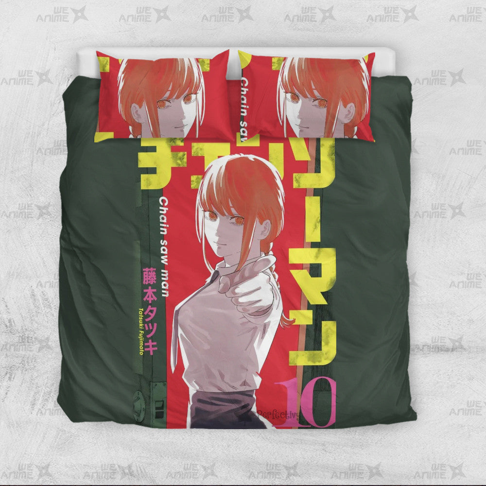 Makima Bedding Set Custom Chainsaw Man