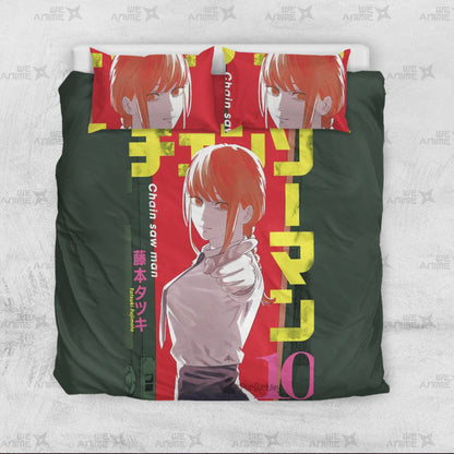 Makima Bedding Set Custom Chainsaw Man