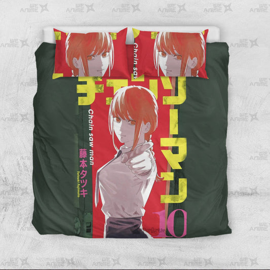 Makima Bedding Set Custom Chainsaw Man