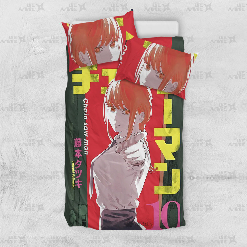 Makima Bedding Set Custom Chainsaw Man