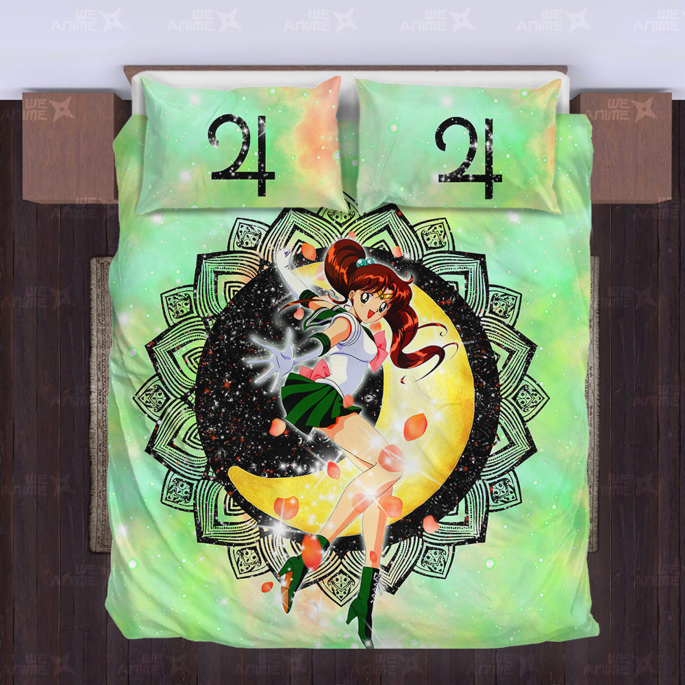Sailor Jupiter Bedding Set Custom Sailor Moon