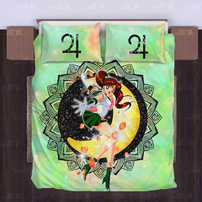 Sailor Jupiter Bedding Set Custom Sailor Moon