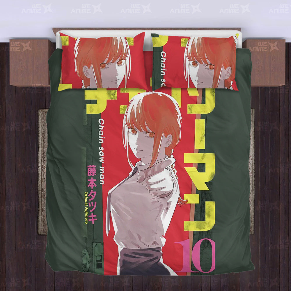 Makima Bedding Set Custom Chainsaw Man