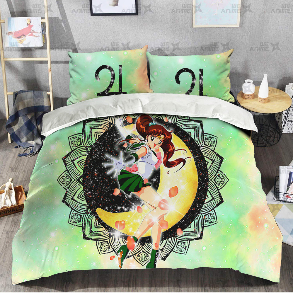 Sailor Jupiter Bedding Set Custom Sailor Moon