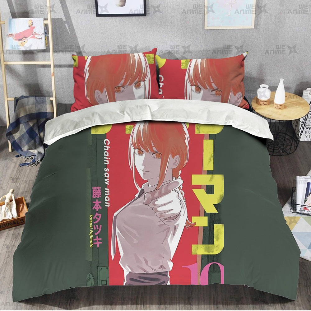 Makima Bedding Set Custom Chainsaw Man