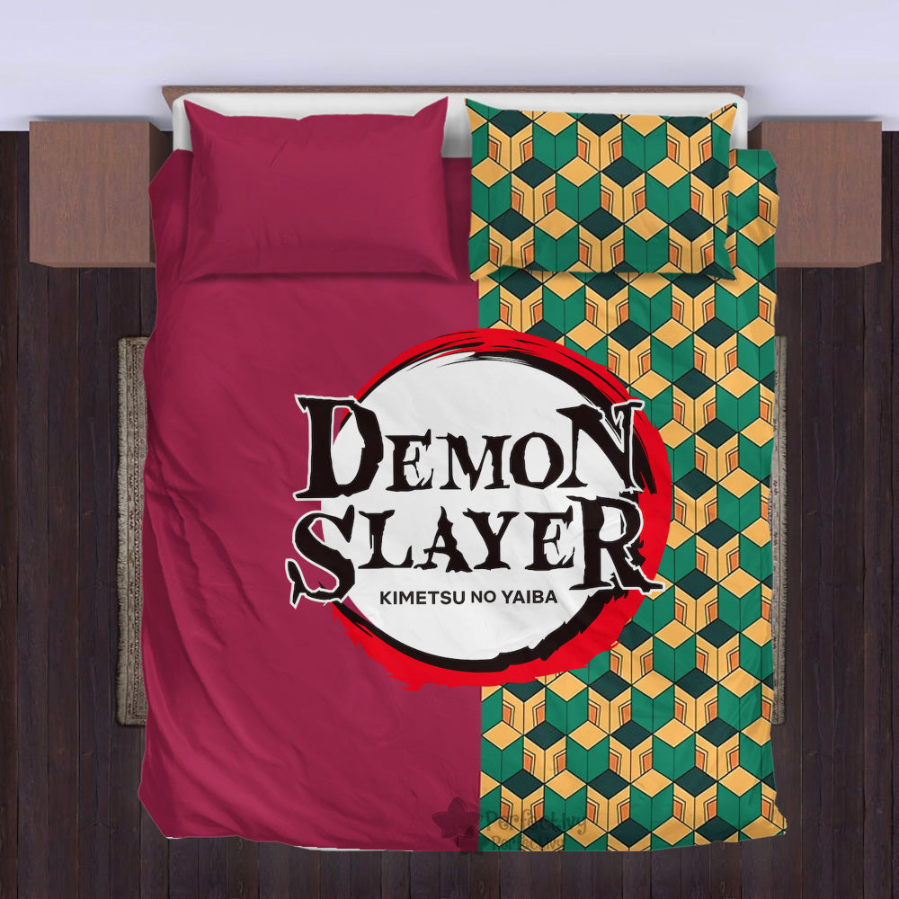 Giyuu Tomioka Bedding Set Custom Anime