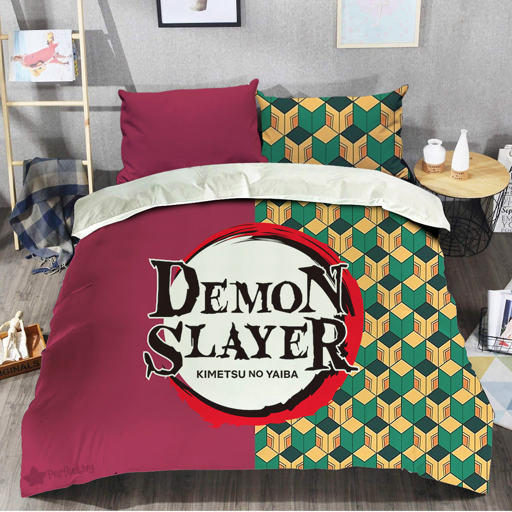 Giyuu Tomioka Bedding Set Custom Anime