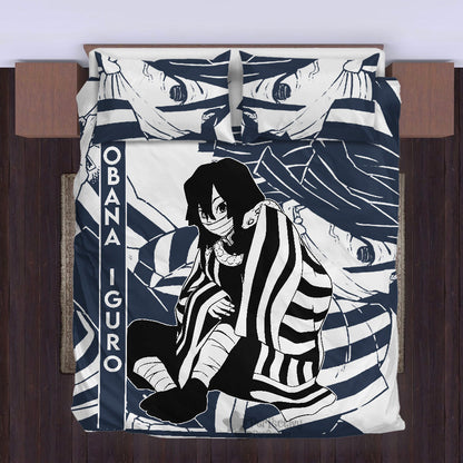 Obanai Iguro Bedding Set Custom Anime