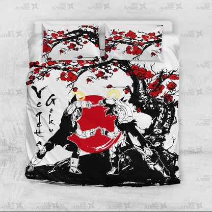 Vegeta x Goku Japanese Edition Bedding Set Anime Room