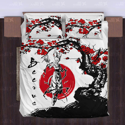 Beerus Bedding Set Custom Japan Style Anime
