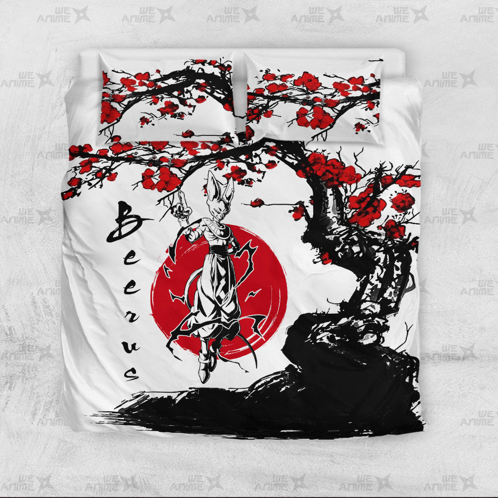 Beerus Bedding Set Custom Japan Style Anime