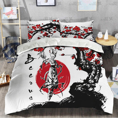 Beerus Bedding Set Custom Japan Style Anime