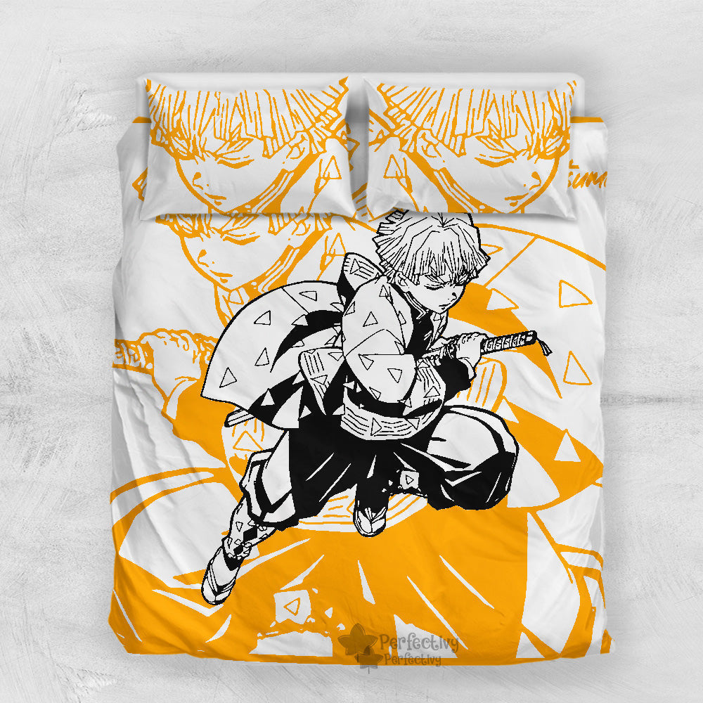Zenitsu Agatsuma Bedding Set Custom