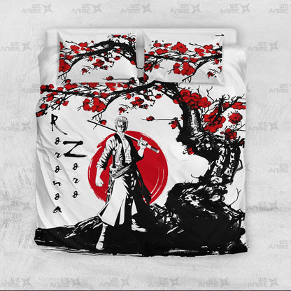 Roronoa Zoro Japanese Edition Bedding Set Anime Room