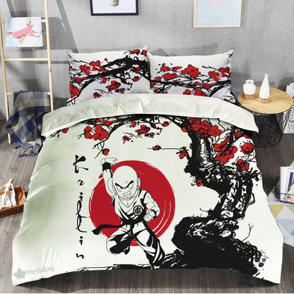 Krillin Bedding Set Custom Anime