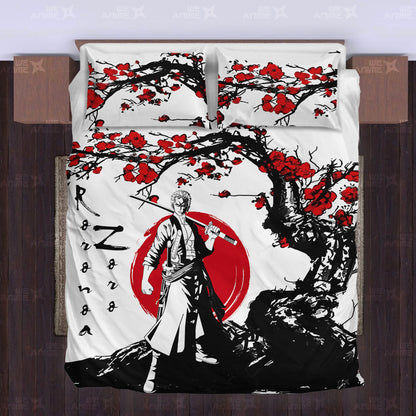 Roronoa Zoro Japanese Edition Bedding Set Anime Room