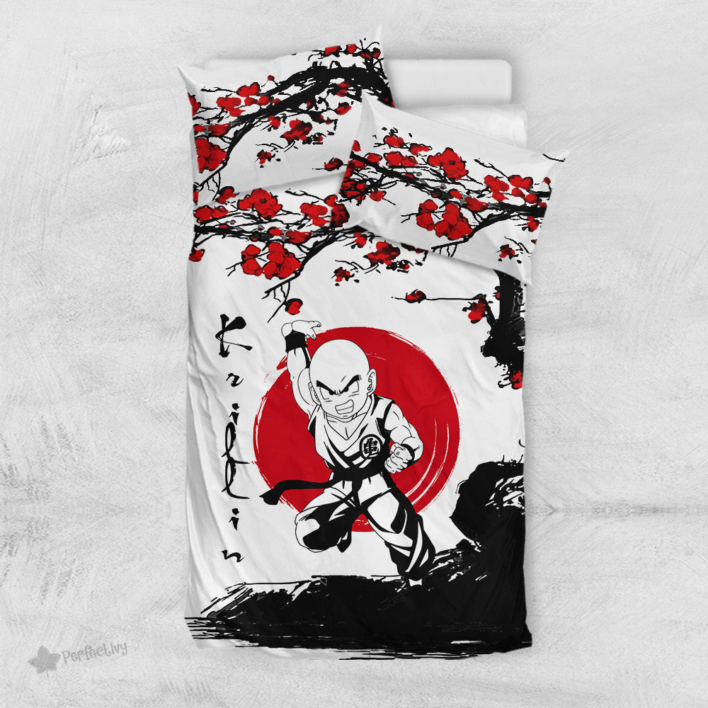Krillin Bedding Set Custom Anime