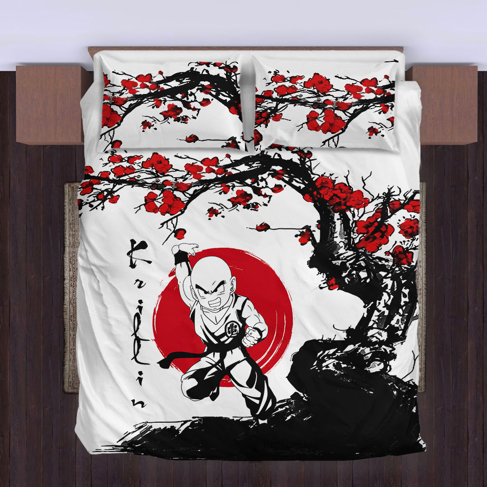 Krillin Bedding Set Custom Anime
