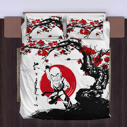 Krillin Bedding Set Custom Anime
