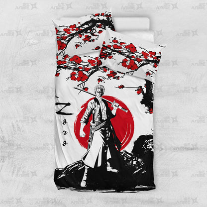 Roronoa Zoro Japanese Edition Bedding Set Anime Room