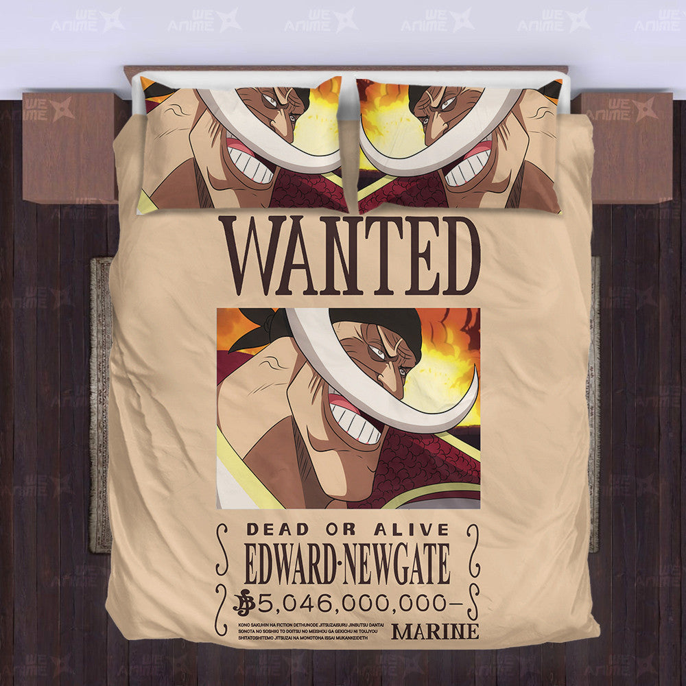 Edward Newgate Wanted Bedding Set Custom