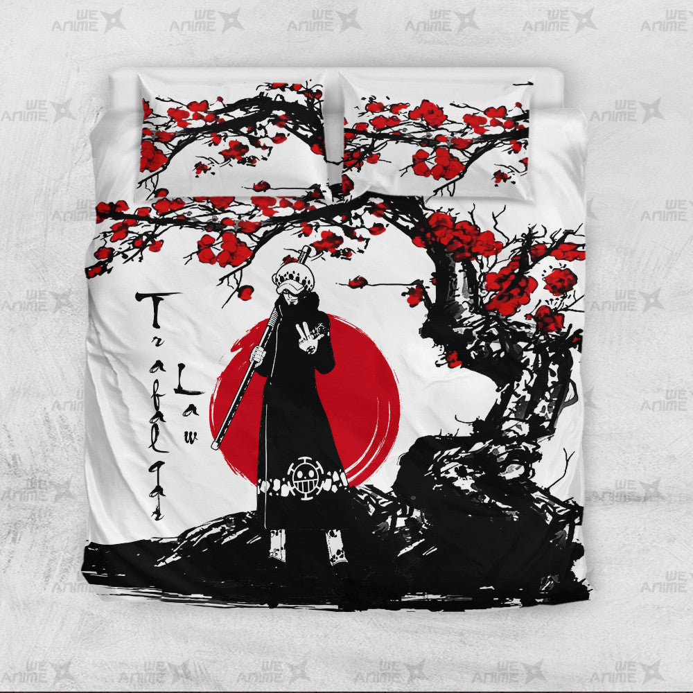 Trafalgar Law Japanese Edition Bedding Set Anime Room