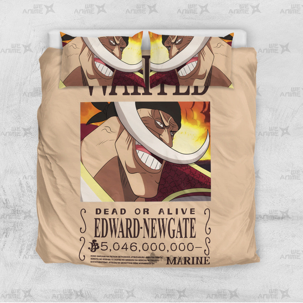 Edward Newgate Wanted Bedding Set Custom