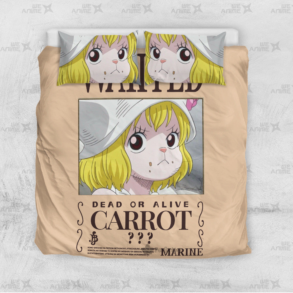 Carrot Wanted Bedding Set Custom