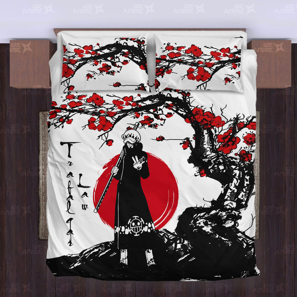 Trafalgar Law Japanese Edition Bedding Set Anime Room
