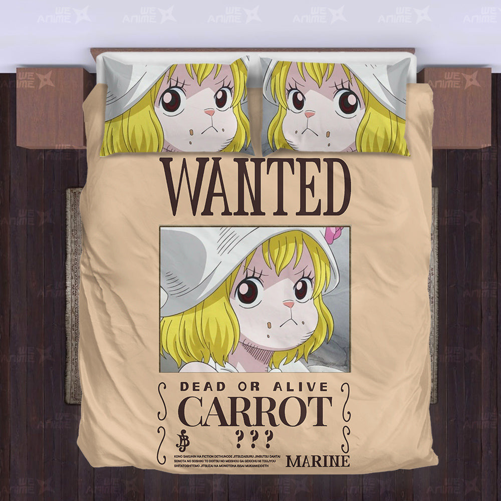 Carrot Wanted Bedding Set Custom