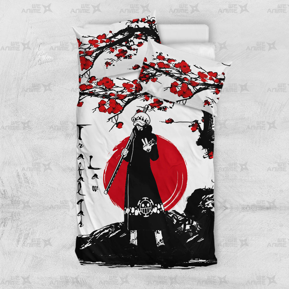 Trafalgar Law Japanese Edition Bedding Set Anime Room