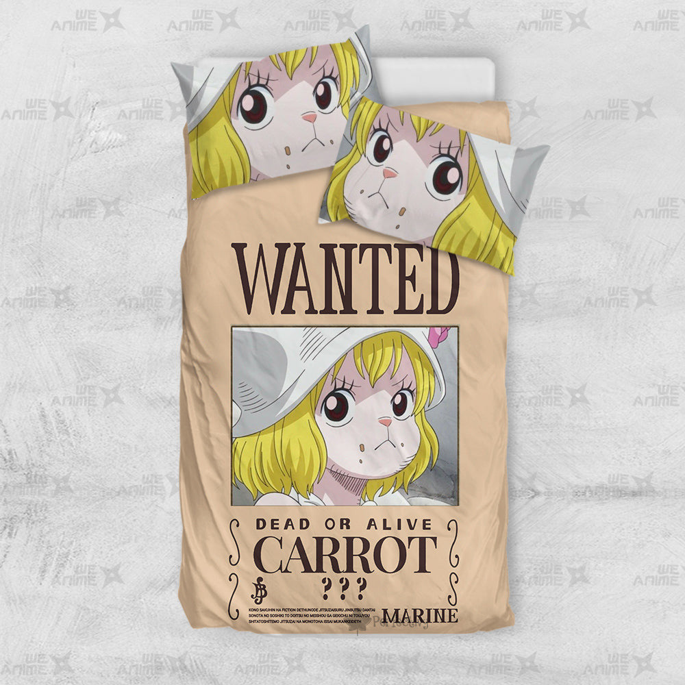 Carrot Wanted Bedding Set Custom