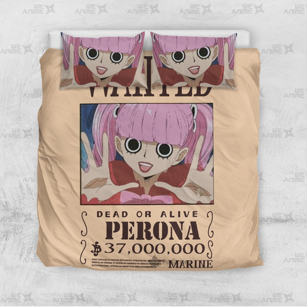 Perona Wanted Bedding Set Custom