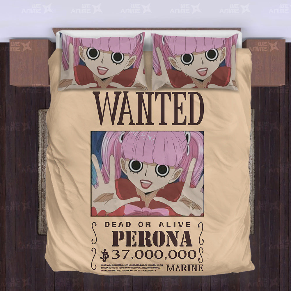 Perona Wanted Bedding Set Custom