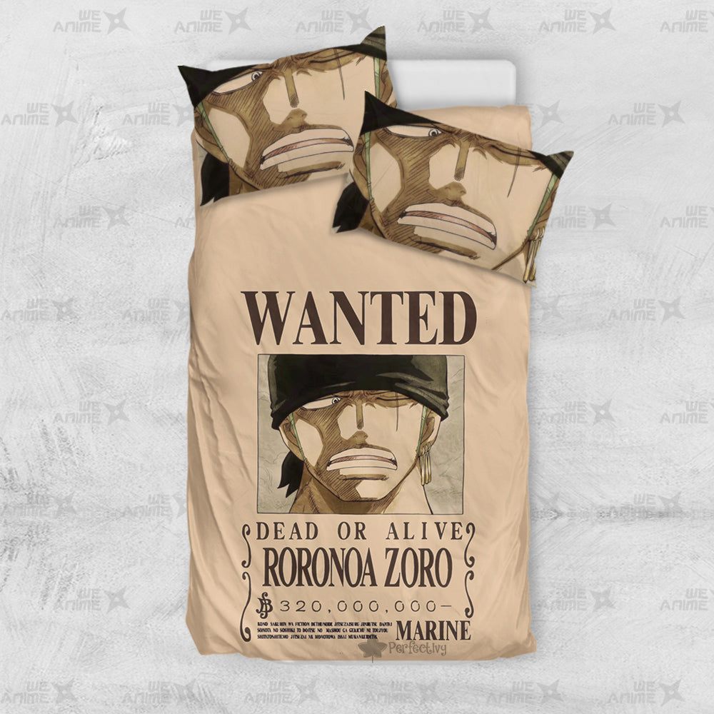 Roronoa Zoro Bedding Set Custom