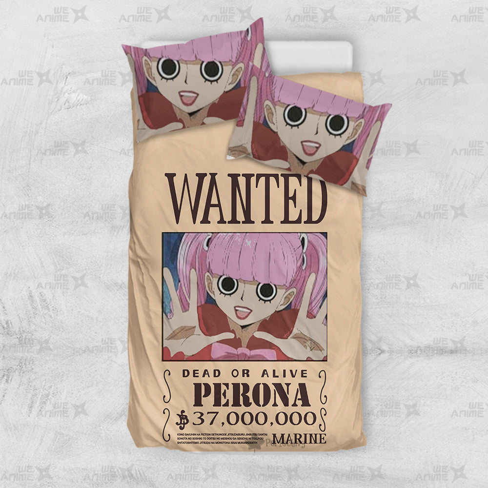 Perona Wanted Bedding Set Custom
