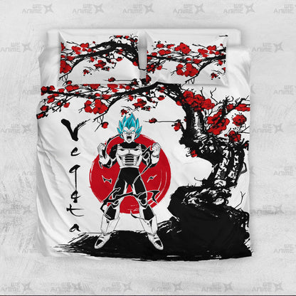 Vegeta Blue Bedding Set Custom Japan Style Anime