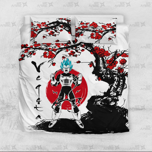 Vegeta Blue Bedding Set Custom Japan Style Anime