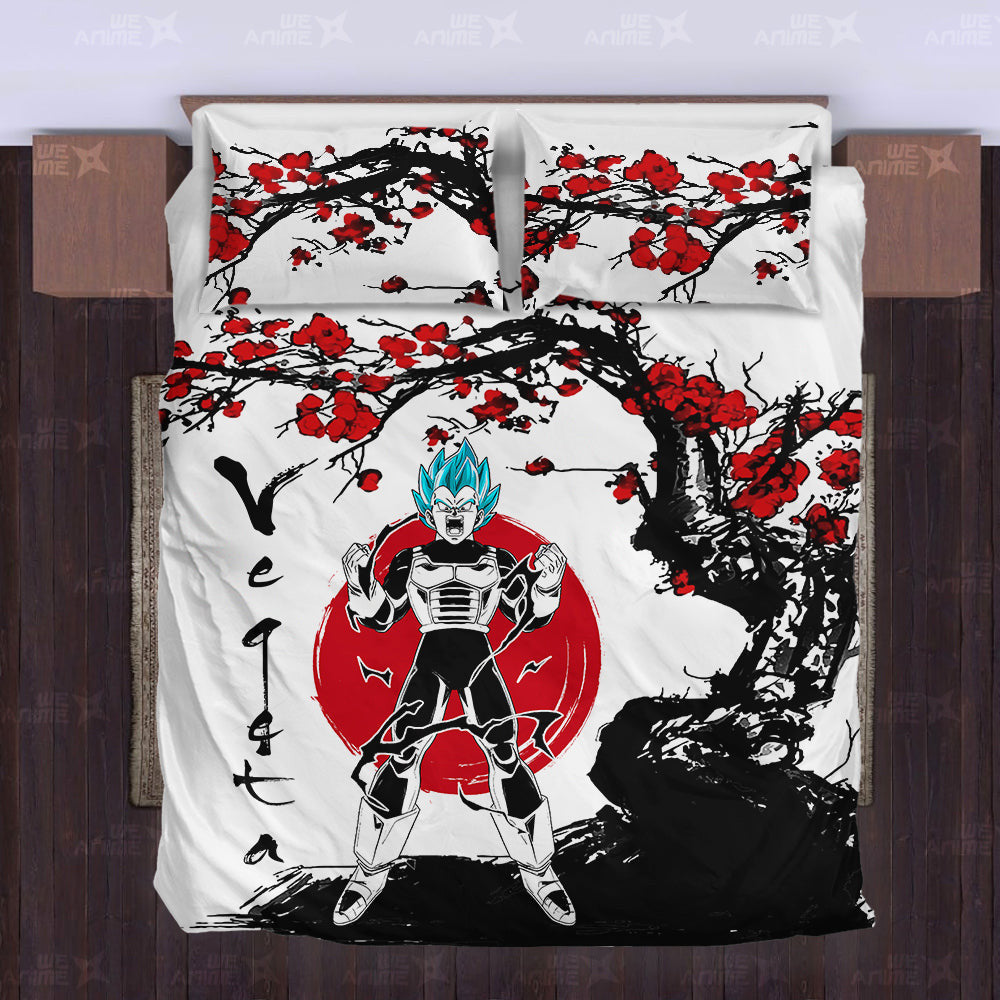 Vegeta Blue Bedding Set Custom Japan Style Anime
