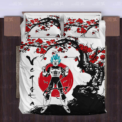 Vegeta Blue Bedding Set Custom Japan Style Anime