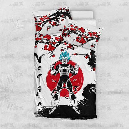 Vegeta Blue Bedding Set Custom Japan Style Anime