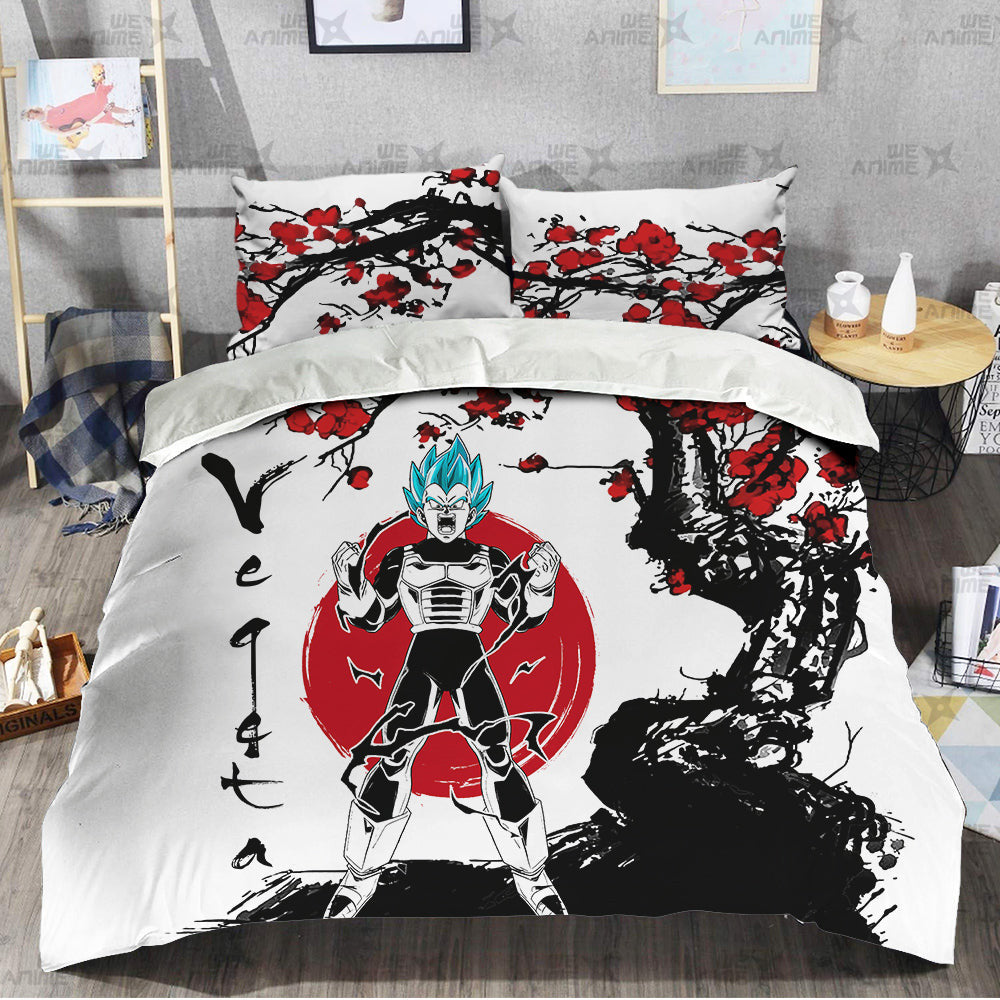 Vegeta Blue Bedding Set Custom Japan Style Anime