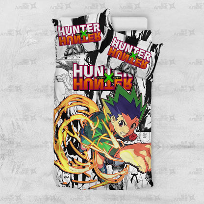 Gon Freecss Bedding Set Custom Anime Mix Manga