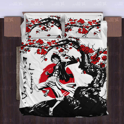 Monkey D. Luffy Japanese Edition Bedding Set Anime Room