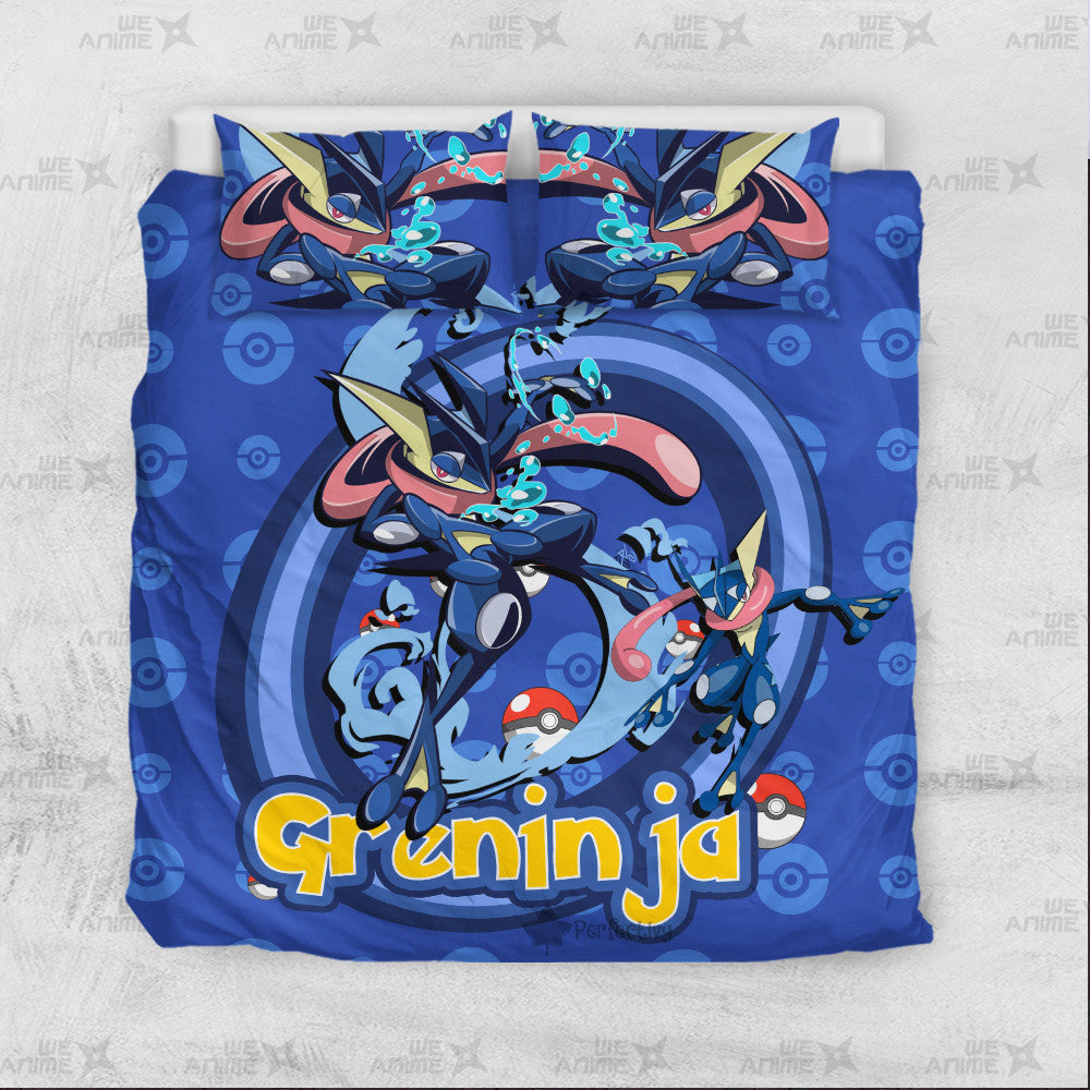 Greninja Bedding Set Custom